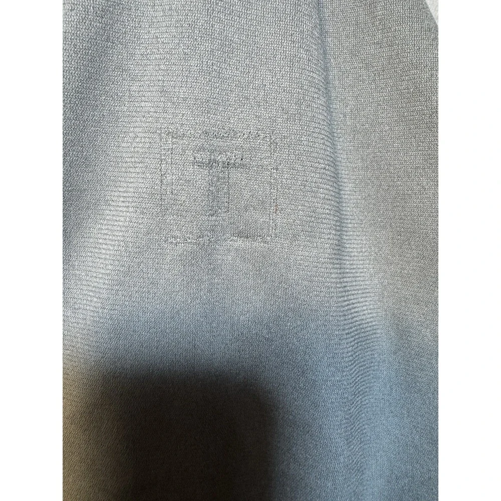 The North Face Mens Tech 1/4 Zip Pullover Gray Fleece Jacket NF0A3LHB L